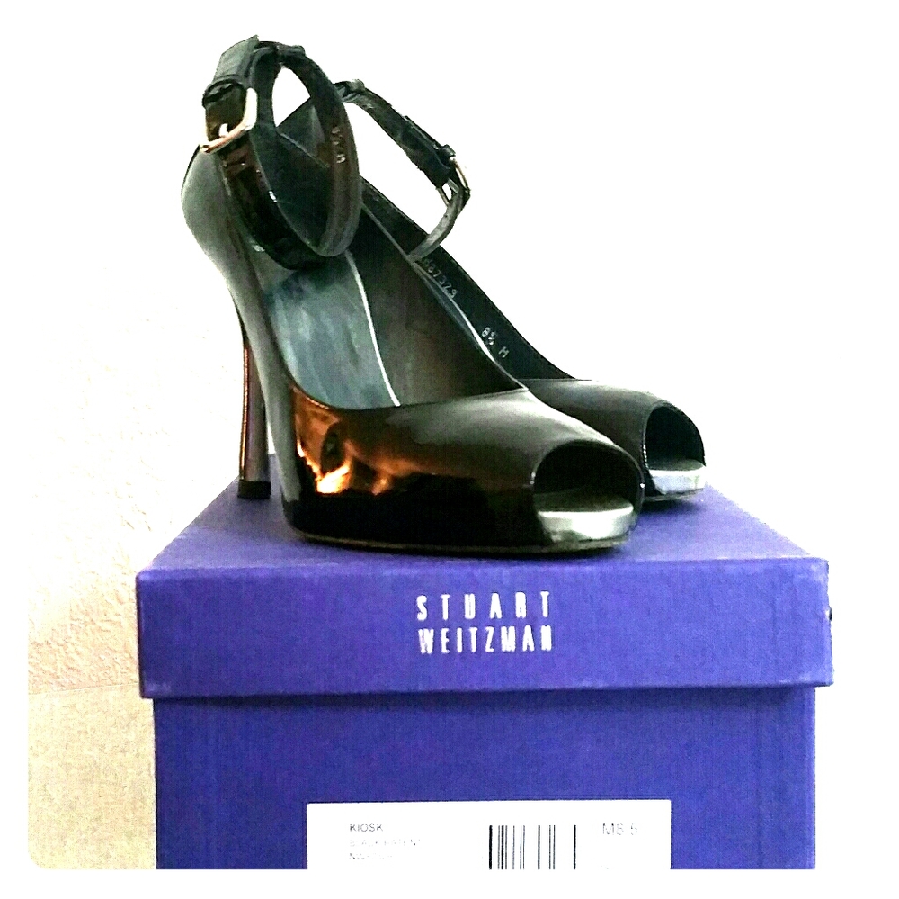Stuart Weitzman patent shoes